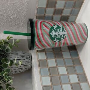 Starbucks Swirl Ribbon Cold Cup Tumbler